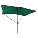 vidaXL Jeu de bande de protection anti-vent parasol Noir Polypropylène