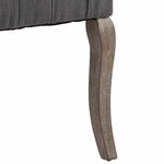 vidaXL Chaises à manger lot de 2 gris tissu à l'aspect de lin