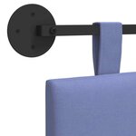 vidaXL Tête de lit suspendue Bleu denim Tissu