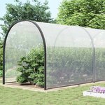 vidaXL Couverture pour plantes Transparent 10 x 10 m PE