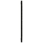 vidaXL Tête de lit murale Noir 126x3x91 5 cm Bois massif de pin