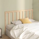 vidaXL Tête de lit 126x4x100 cm Bois massif de pin