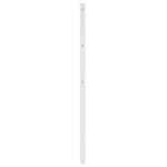 vidaXL Tête de lit de remplacement métal blanc 80 cm