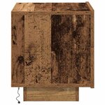 vidaXL Table de chevet Bois Ancien 70 x 36 x 40.5 cm Bois d'ingénierie