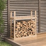 vidaXL Support pour bois de chauffage 110x35x108 5 cm Bois de pin