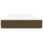 vidaXL Matelas de lit à ressorts ensachés Marron foncé 80x200x20 cm