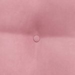 vidaXL Coussin de Dos Rose 45 x 24 x 50 cm Velours