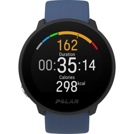 POLAR Montre fitness étanche Unite avec GPS S/L - Bleu