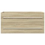 vidaXL Armoire d'évier Chêne sonoma 100x38 5x48 cm Aggloméré