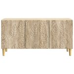 vidaXL Meuble TV 99 x 34 5 x 50 cm Chêne Sonoma Bois d'ingénierie