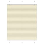 vidaXL Store plissé crème 105x150cm largeur du tissu 104 4cm polyester