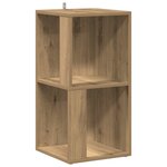vidaXL Armoire d'angle chêne artisanal 33x33x67 cm bois d'ingénierie