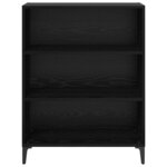 vidaXL Buffet Chêne noir 32 5 x 69 5 x 90 cm Bois d'ingénierie