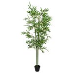vidaXL Arbre en Bambou Artificiel 4 Pièces Vert 60 x 18 x 190 cm