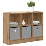 vidaXL Buffet Chêne artisanal 73 5 x 22 5 x 53 5 cm