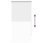 Store enrouleur occultant blanc 60 x 120 cm