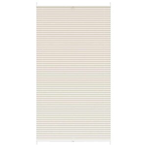 vidaXL Store plissé 100x200 cm Crème