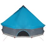vidaXL Tente familiale tipi 6 personnes bleu imperméable
