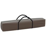 vidaXL Tente de réception pliable avec parois Taupe 3x3 m