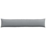 vidaXL Coussins de canapé 2 Pièces Gris clair 200 x 40 cm tissu