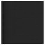 vidaXL Tapis de tente 200x400 cm Noir