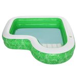 Bestway Piscine avec siège Tropical Paradise 231x231x51 cm