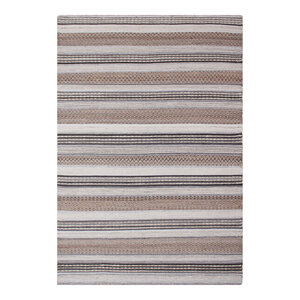 Tapis tissé à la main marron et gris 200 x 300 cm