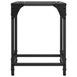 vidaXL Tables basses avec dessus en verre transparent 2 Pièces acier