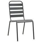 vidaXL Ensemble de salle à manger pour jardin 11 Pièces Anthracite
