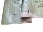 Tapis enfant MONDE 100 x 160 cm - Vert