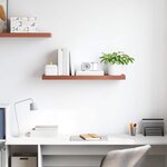 vidaXL Étagère Murale Rouge 80 x 23 5 x 4 cm Bois d'ingénierie