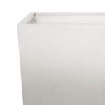 vidaXL Jardinières 2 Pièces 35x35x75 cm acier inoxydable
