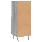 vidaXL Buffet Sonoma gris 34 5x34x90 cm Bois d'ingénierie