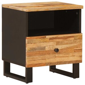 vidaXL Armoire de lit Marron 40 x 33 x 46 cm Bois de mangue massif