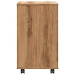 vidaXL Table d'appoint chêne artisanal 70x35x55 cm bois d'ingénierie