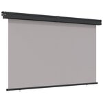 vidaXL Auvent latéral de balcon gris foncé 165x250 cm
