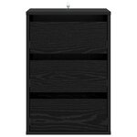 vidaXL Armoire à tiroirs Chêne noir 41 x 40 x 58 cm Bois d'ingénierie