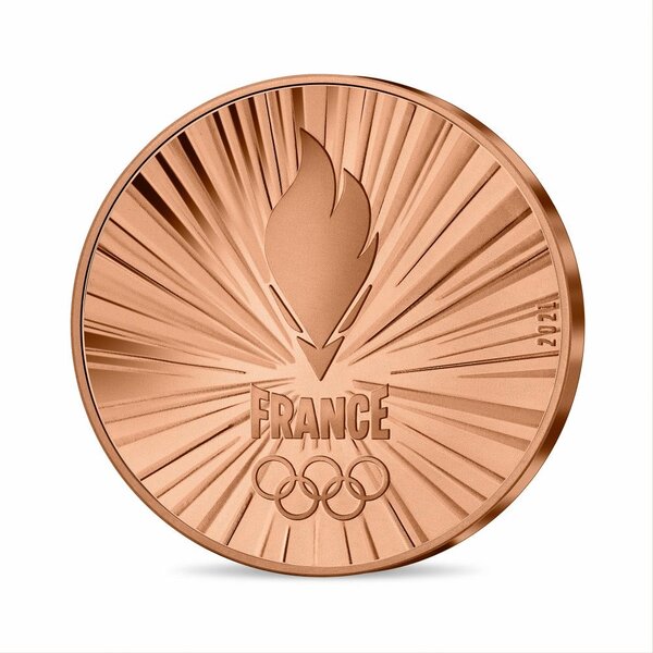 Monnaie de 1/4€ - Equipe de France Olympique et Paralympique - 1/4€ Millésime 2021