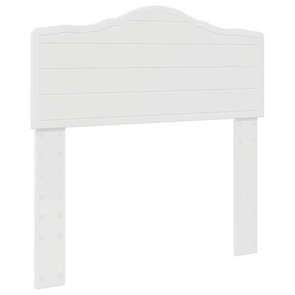 vidaXL Tête de lit Blanc Brillant 90 cm Bois d'ingénierie