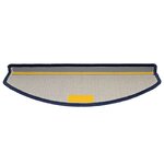 vidaXL Tapis d'escalier 20 pièces 65 x 24 x 4 cm Bleu Demi-rond Grand