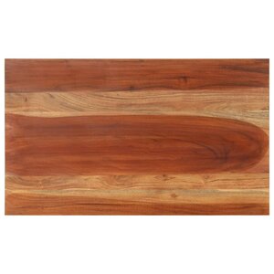 vidaXL Dessus de table Bois solide 15-16 mm 60x100 cm