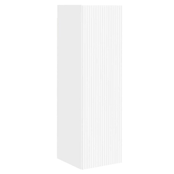 vidaXL Meuble TV mural Blanc 30 x 31 x 100 cm Bois d'ingénierie