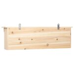 vidaXL Maison pour moineau avec 5 chambres 68x15x21 cm Bois de sapin