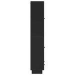 vidaXL Ensemble de Meubles 2 Pièces Noir 66 x 34 5 x 95 cm