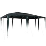 vidaXL Tente de fête Vert et blanc 600 x 400 x 266 cm
