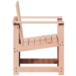 vidaXL Salon de jardin 3 Pièces bois massif douglas