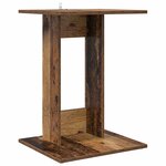 vidaXL Table d'appoint Bois ancien 45 x 40 x 62 5 cm Bois d'ingénierie