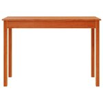 vidaXL Table console marron miel 110x40x75 cm bois massif de pin