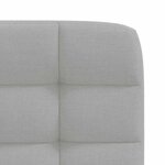 vidaXL Chaises à manger lot de 4 gris nuage tissu
