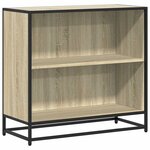 vidaXL Bibliothèque chêne sonoma 80 5x35x76 cm bois d'ingénierie